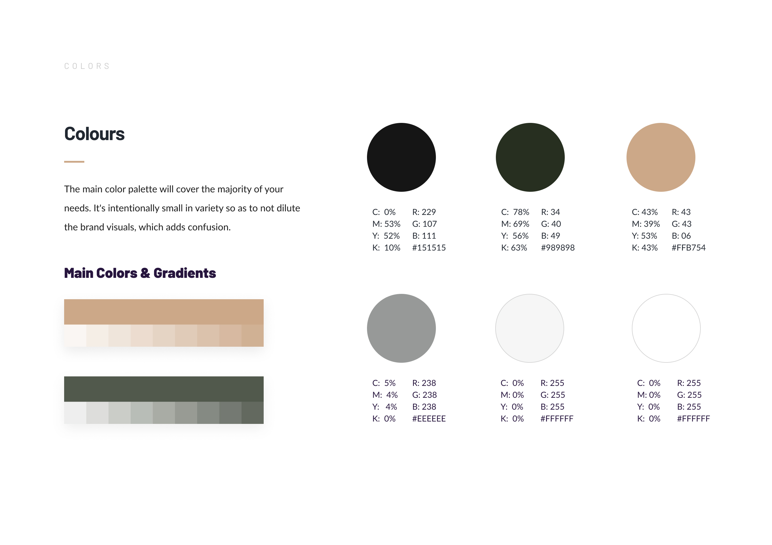 SkinXpert Main Colors